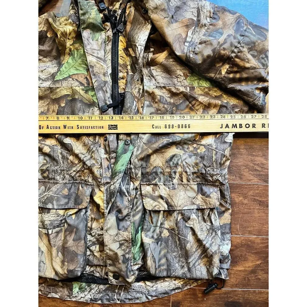 Mad Dog Silent Shawdow Dry Gear Full Zip Hunting Jacket Mens Size M
